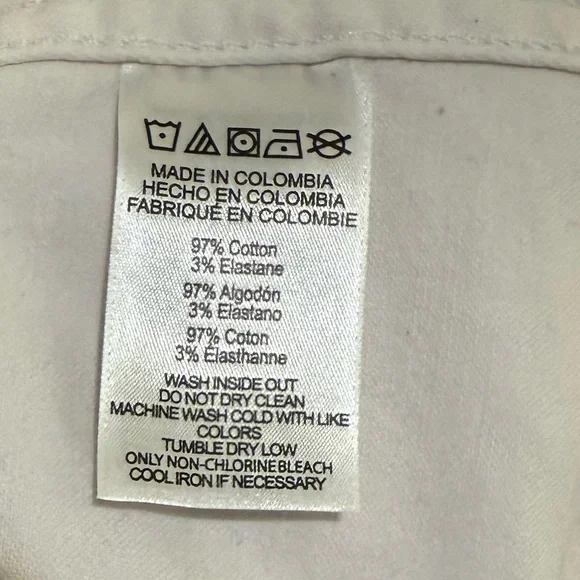 MICHAEL KORS point collar stretch white denim jacket - Picture 6 of 9